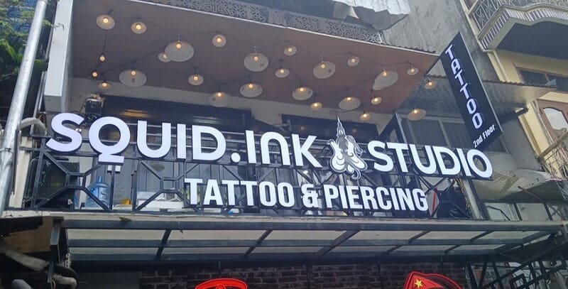 Best tattoo studio Hanoi Squid Ink