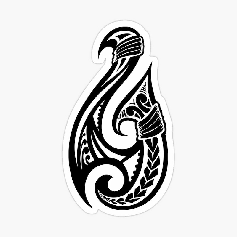 The hei matau maori tattoo