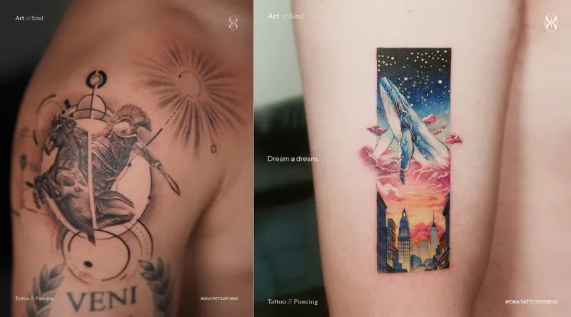 color or black tattoo