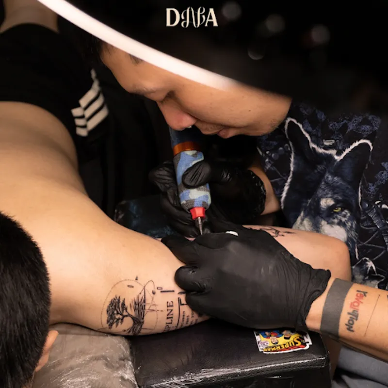 color or black tattoo