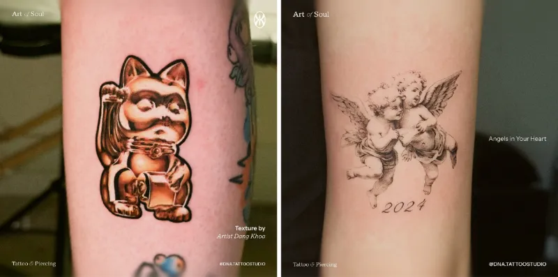 color or black tattoo