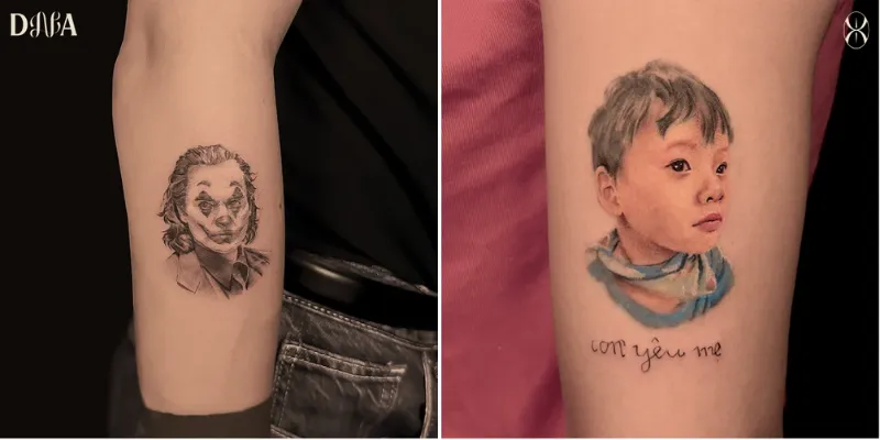 color or black tattoo