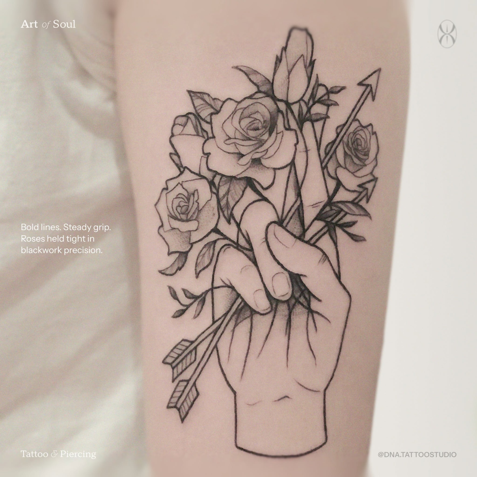 floral tattoo