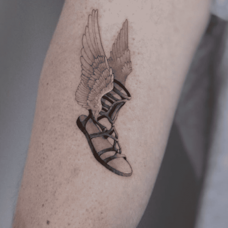 Micro realism tattoo design