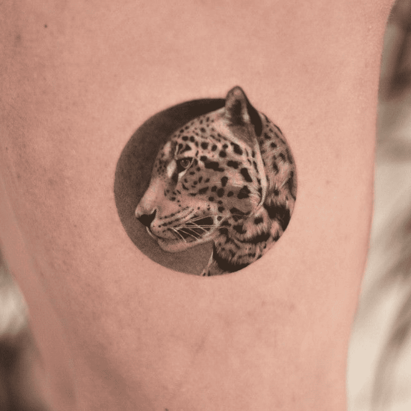 Micro realism tattoo design