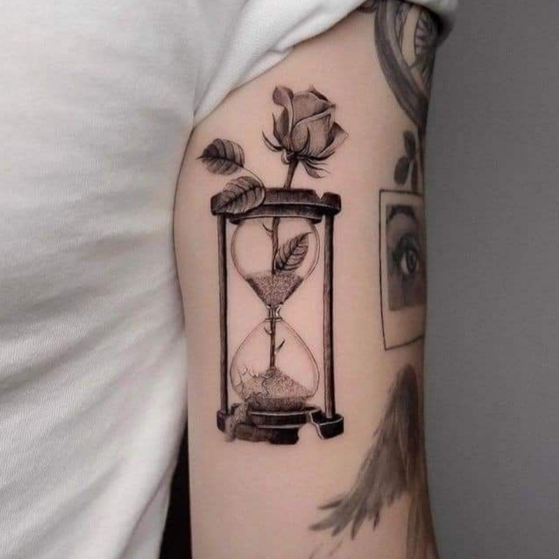 Rose tattoo for men