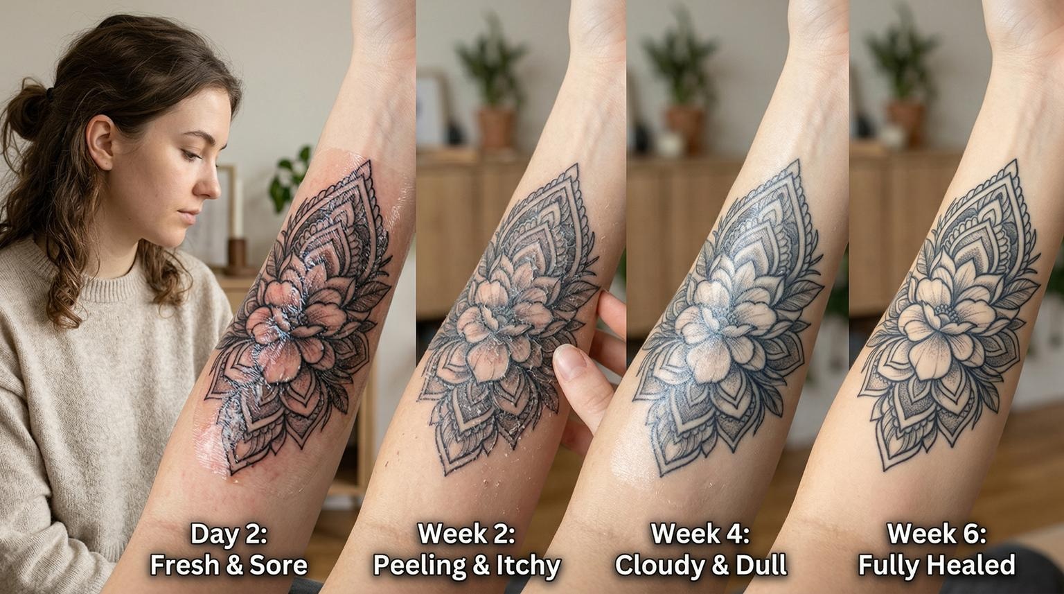 tattoo peeling