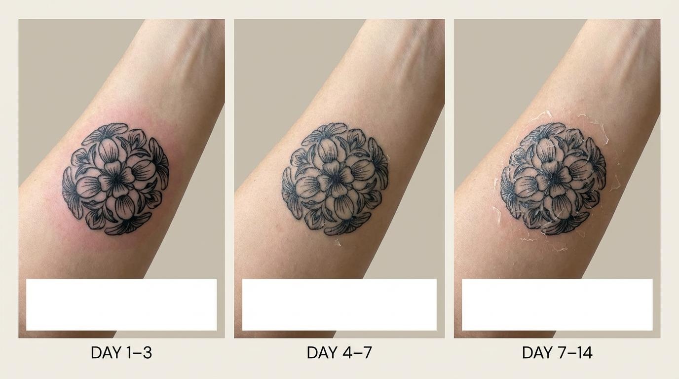 tattoo peeling