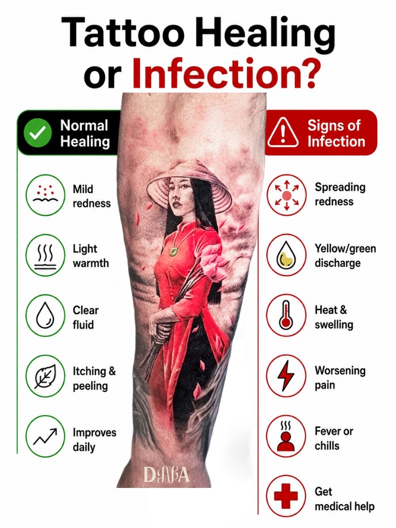 tattoo peeling
