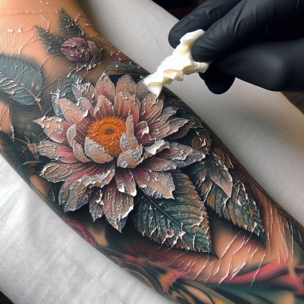 tattoo peeling