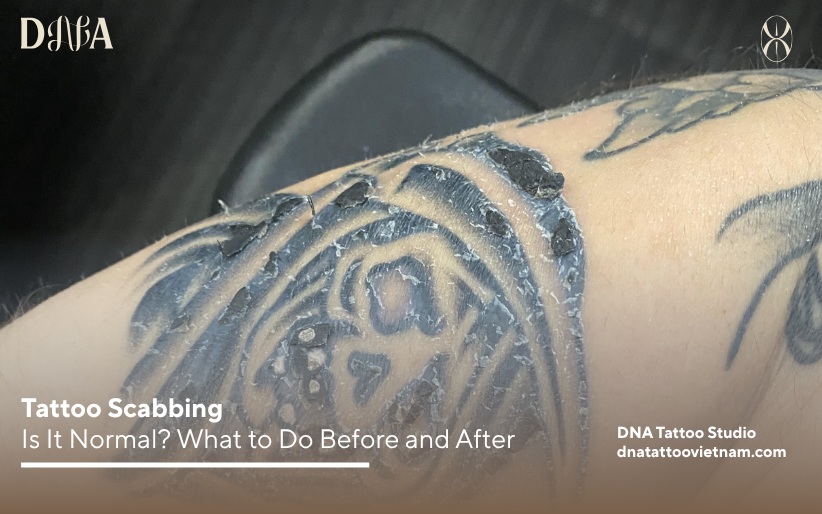tattoo scabbing