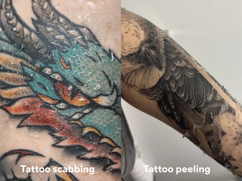 tattoo scabbing