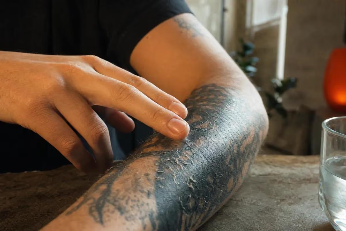 tattoo scabbing