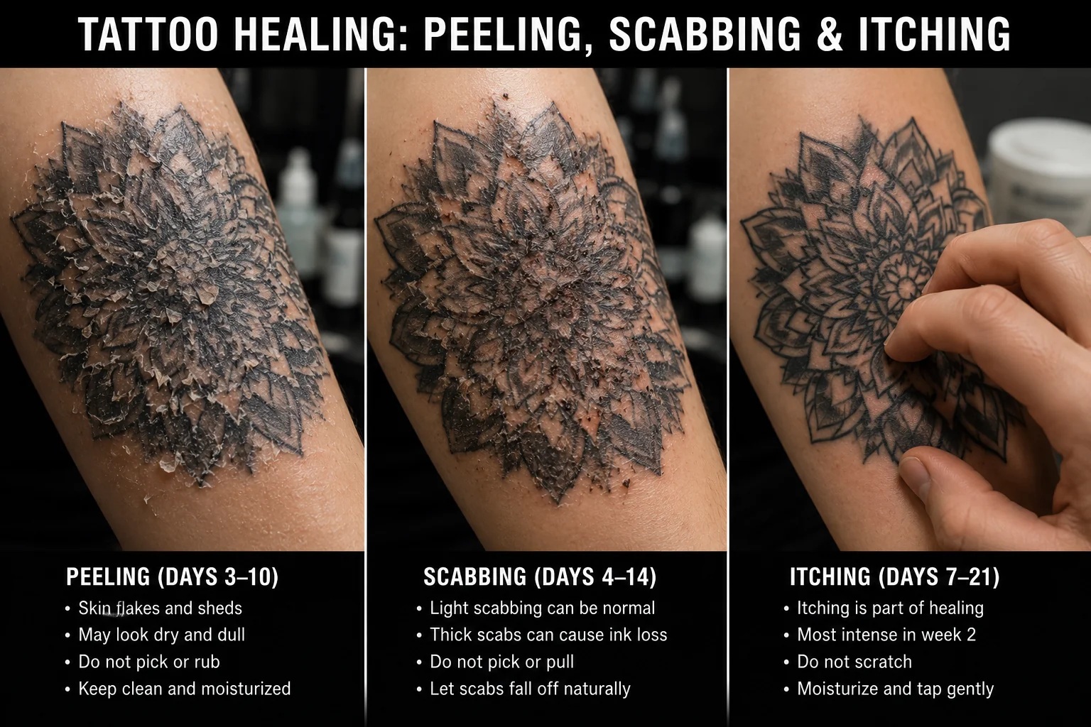 tattoo scabbing