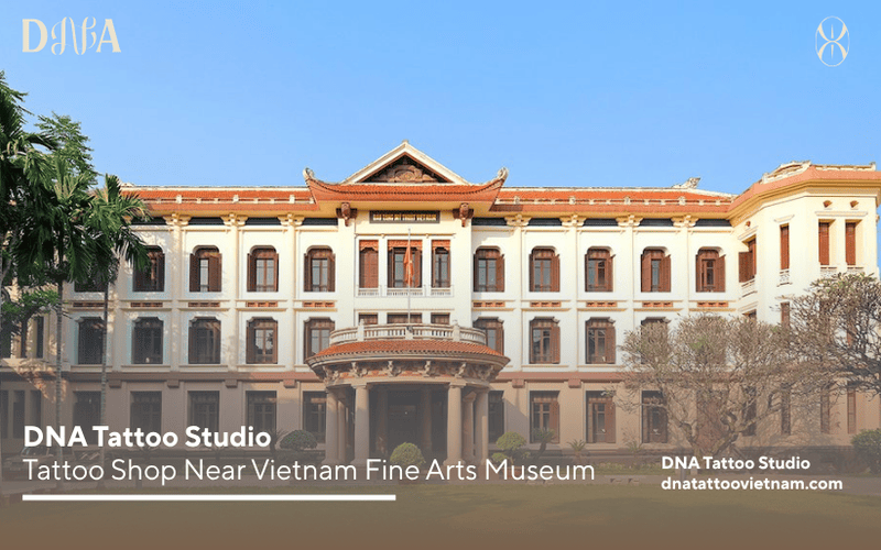 Tattoo shop near Vietnam Fine Arts Museum Hanoi