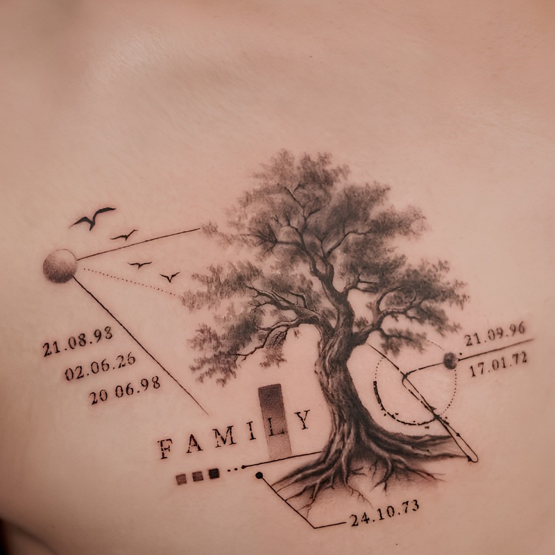 Tattoo symbol that represent family