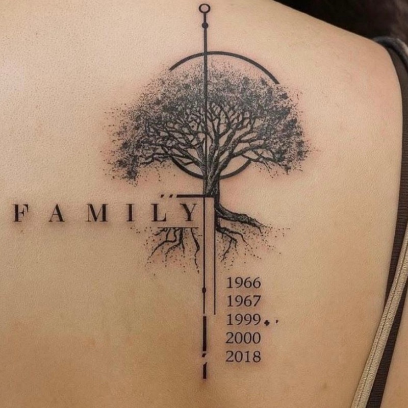 Tattoo symbol that represent family