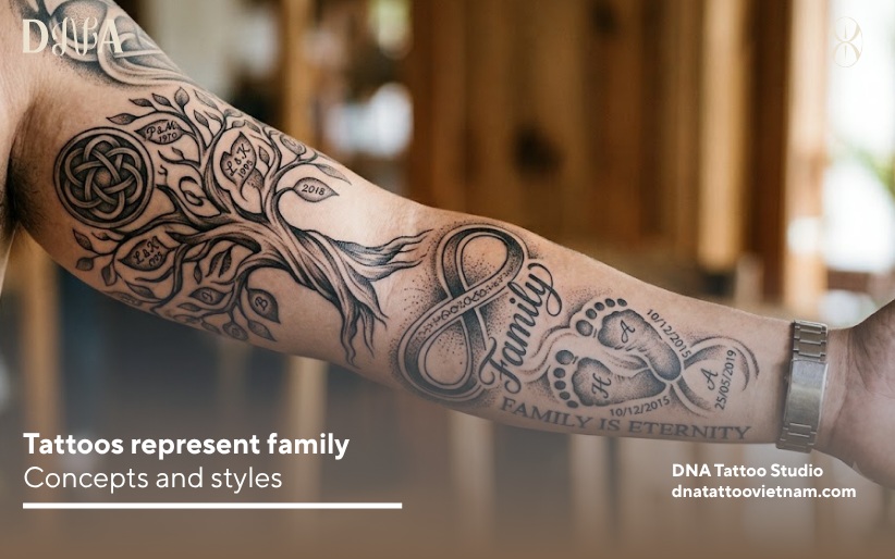 Tattoo symbol that represent family