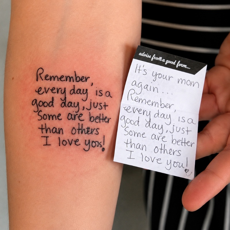 word tattoo idea